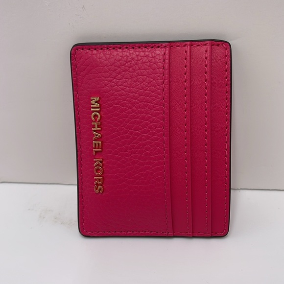 MICHAEL KORS
Large Pebbled Leather Card Holder Case
Electric Pink 
NWT - Picture 2 of 16
